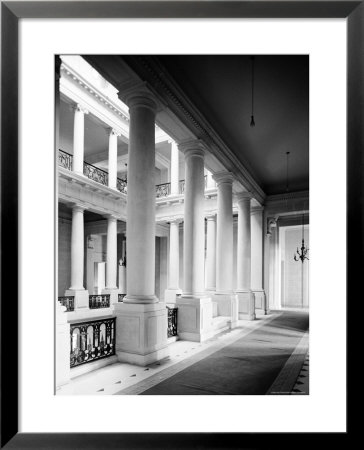 Interior Of A Mansion Called Carolands, Built By Mrs. Harriet Pullman Carolan Schermerhorn by Nat Farbman Pricing Limited Edition Print image