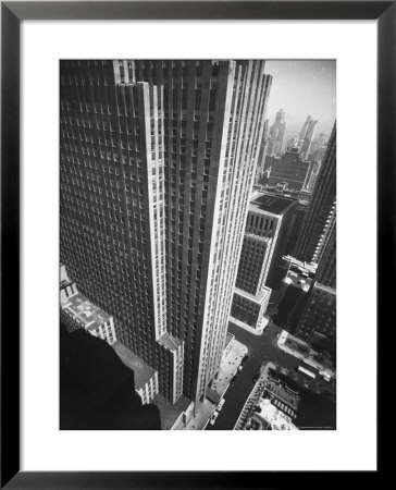 Panorama Of Rca Building At Rockefeller Center Between 49Th And 50Th, On The Avenue Of The Americas by Andreas Feininger Pricing Limited Edition Print image