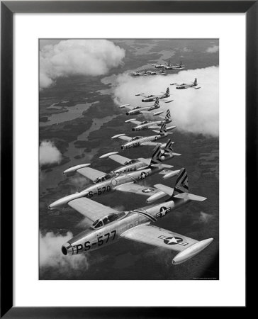 F-84 Jet Planes Flying by Ralph Morse Pricing Limited Edition Print image
