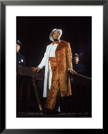 Muhammad Ali Fan In Half Sequined, Velvet Suit At Madison Square Garden For Oscar Bonavena Fight by Bill Ray Pricing Limited Edition Print image