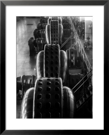 Hydro-Generators At Niagara Falls Power Company by Margaret Bourke-White Pricing Limited Edition Print image
