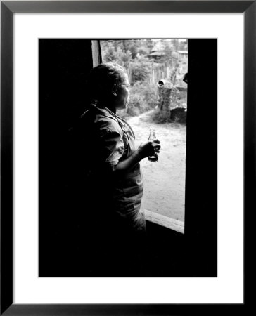 Maude Callen Takes First Break In 27 Hours, 6:20 Am, Pineville, Berkeley County, South Carolina by W. Eugene Smith Pricing Limited Edition Print image