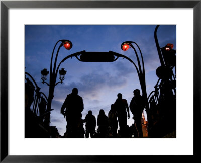 Metro Entrance, Montmartre, Paris, France by Neil Farrin Pricing Limited Edition Print image