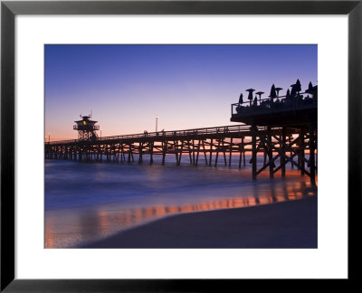 Municipal Pier At Sunset, San Clemente, Orange County, Southern California, Usa by Richard Cummins Pricing Limited Edition Print image