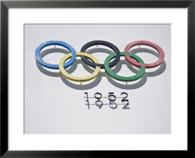 Olympic Rings, 1952 Olympic Stadium, Helsinki, Finland, Scandinavia, Europe by Kelly Michael Pricing Limited Edition Print image