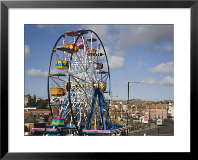 Big Ferris Wheel In Luna Park Amusements Funfair By Harbour, Scarborough, North Yorkshire, England by Pearl Bucknall Pricing Limited Edition Print image