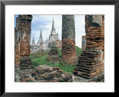 Ruins In The Old Capital Of Ayutthaya, Unesco World Heritage Site, Thailand, Southeast Asia by Bruno Barbier Pricing Limited Edition Print image