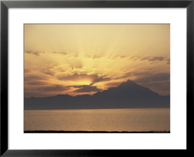 The Holy Mountain, Aghion Oros, Mount Athos, Greece by Tony Gervis Pricing Limited Edition Print image