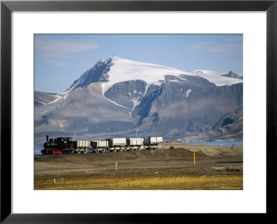 Old Colliery Locomotive, Ny Alesund, Spitsbergen, Norway, Scandinavia by David Lomax Pricing Limited Edition Print image