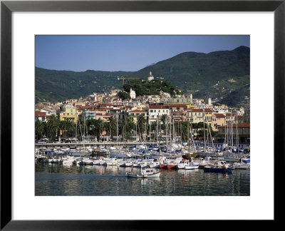 Harbour And Town, San Remo, Italian Riviera, Liguria, Italy by Gavin Hellier Pricing Limited Edition Print image