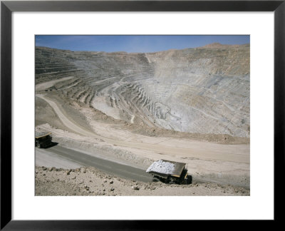 Chuqui Open-Pit Copper Mine, 4Km Long, 720M D Eep, Chuquicamata by Tony Waltham Pricing Limited Edition Print image
