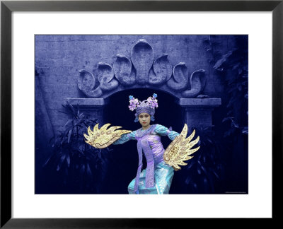 Balinese Dancer In Front Of Temple In Ubud, Bali, Indonesia by Jim Zuckerman Pricing Limited Edition Print image
