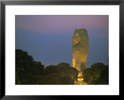 The Merlion, Symbol Of Singapore, Singapore, Asia by Gavin Hellier Pricing Limited Edition Print image