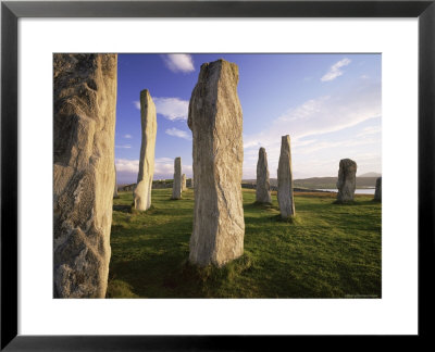 Standing Stones Of Callanish, Isle Of Lewis, Outer Hebrides, Scotland, United Kingdom, Europe by Lee Frost Pricing Limited Edition Print image