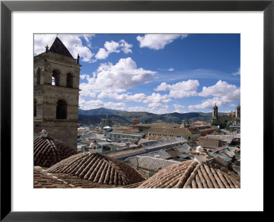 Roof Top View Of Christian Convent Of San Francisco, Bolivia, South America by Jane Sweeney Pricing Limited Edition Print image