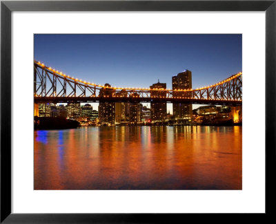 Story Bridge And Brisbane River, Brisbane, Queensland, Australia by David Wall Pricing Limited Edition Print image