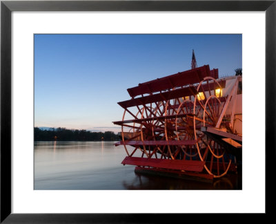 Paddlewheel Riverboat Julia Belle Swain On The Mississippi River, La Crosse, Wisconsin by Walter Bibikow Pricing Limited Edition Print image