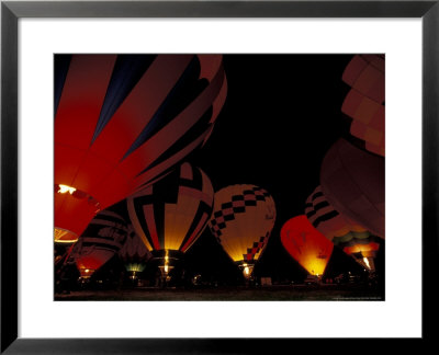 The Nite Glow At The Annual Walla Walla Hot Air Balloon Stampede, Washington, Usa by William Sutton Pricing Limited Edition Print image
