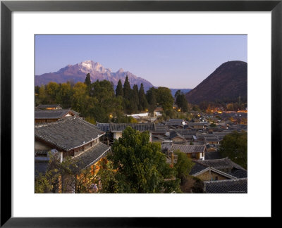 Yulong Xueshan Mountain And Old Town Of Lijiang, Yunnan Province, China by Michele Falzone Pricing Limited Edition Print image