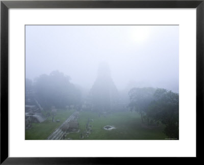Guatemala, El Peten, Tikal, Gran Plaza, Temple Of The Great Jaguar by Jane Sweeney Pricing Limited Edition Print image