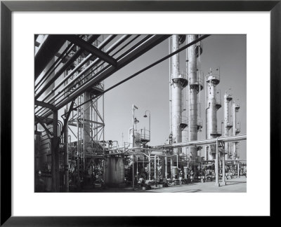 External View Of The Sarom Refinery by A. Villani Pricing Limited Edition Print image