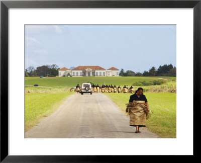 Paying Tribute To The New King Of Tonga by Oliver Strewe Pricing Limited Edition Print image