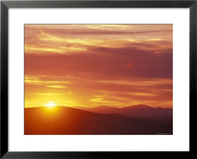 Sunset Over The White Mountains In New Hampshire by Richard Nowitz Pricing Limited Edition Print image
