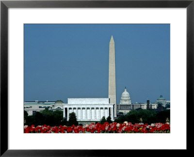 Scenic View Of Washington D.C. Monuments, Washington, D.C. by Kenneth Garrett Pricing Limited Edition Print image