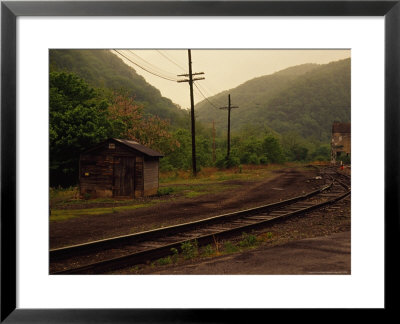 Railroad Through The Old Town Of Thurmond, West Virginia by Raymond Gehman Pricing Limited Edition Print image