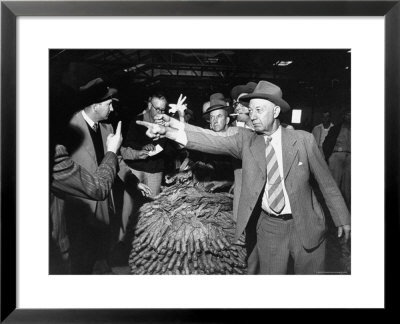 Tobacco Auction At Danville by Peter Stackpole Pricing Limited Edition Print image