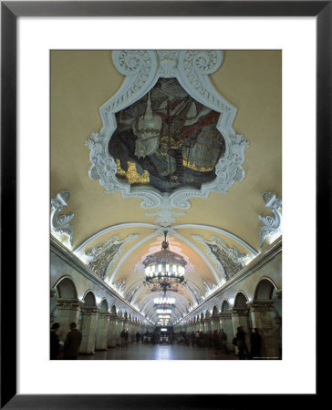 Komsomolskaja Metro, Moscow, Russia by Jon Arnold Pricing Limited Edition Print image