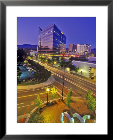 Nighttime Look At Downtown, Boise, Idaho by Chuck Haney Pricing Limited Edition Print image