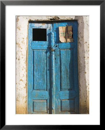 Afghanistan, Faryab Province, Maimana, Blue Mosque Door by Jane Sweeney Pricing Limited Edition Print image