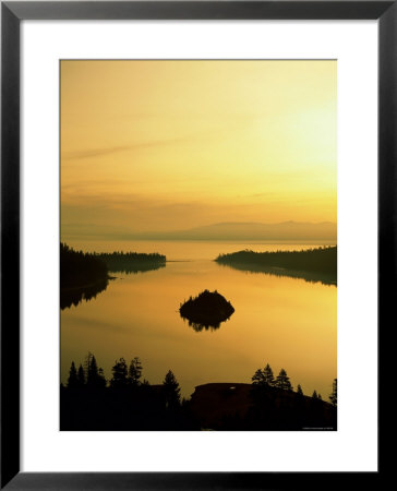 Lake Tahoe At Dawn, Tahoe, Nevada, Usa by Steve Vidler Pricing Limited Edition Print image