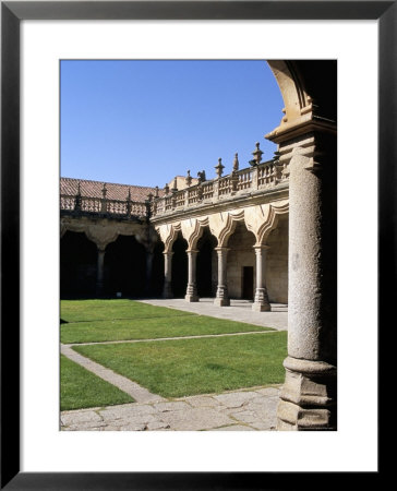 University Cloisters, Salamanca, Castile, Spain by R H Productions Pricing Limited Edition Print image
