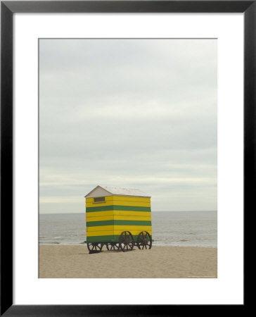 Beach Hut, Blankenberge, Belgium, Europe by James Emmerson Pricing Limited Edition Print image
