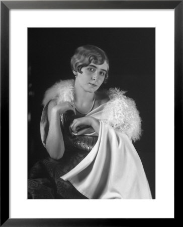 Portrait Of A Young Woman In An Elegant Dress by Carlo Wulz Pricing Limited Edition Print image