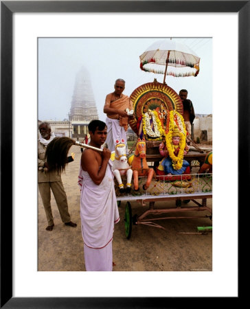 Hindu Chariot At Chamundi Hill, Mysore, Karnataka, India by Greg Elms Pricing Limited Edition Print image