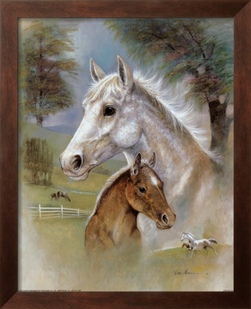 Dapple Mare And Fowl by Ruane Manning Pricing Limited Edition Print image