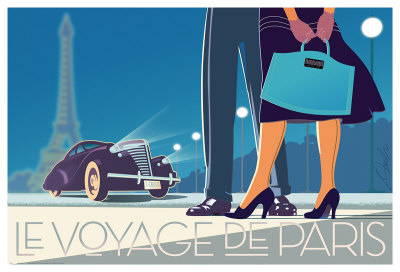 Voyage De Paris Ii by David Brier Pricing Limited Edition Print image