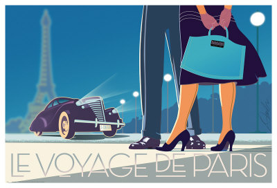 Voyage De Paris Ii by David Brier Pricing Limited Edition Print image