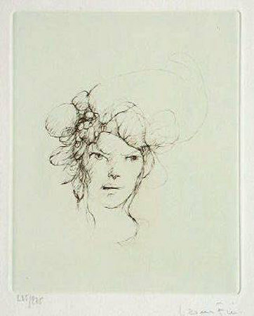 Tete De Jeune Femme by Leonor Fini Pricing Limited Edition Print image