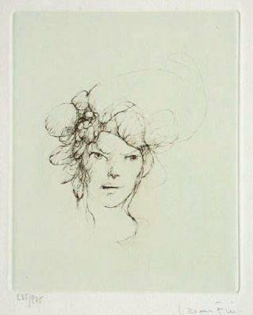 Tete De Jeune Femme by Leonor Fini Pricing Limited Edition Print image