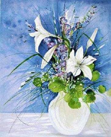 Bouquet De Fleurs Des Champs I by Gilbert Michaud Pricing Limited Edition Print image