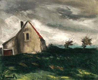 La Maison Dans La Plaine, 1949 by Maurice De Vlaminck Pricing Limited Edition Print image