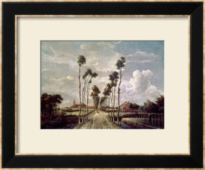 The Avenue At Middelharnis, 1689 by Meindert Hobbema Pricing Limited Edition Print image