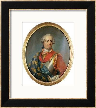 Portrait Of King Louis Xv Of France, Wearing The Order Of The Golden Fleece by Carle Van Loo Pricing Limited Edition Print image