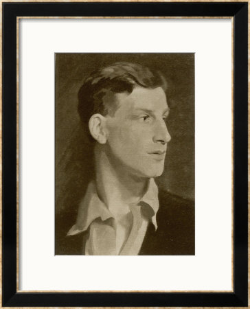 Siegfried Sassoon English Writer Of Poetry And Prose by Glyn Philpot Pricing Limited Edition Print image