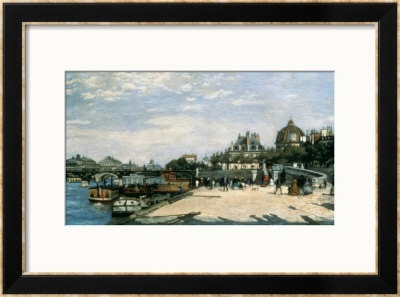Pont Des Arts, Paris, 1867 by Pierre-Auguste Renoir Pricing Limited Edition Print image