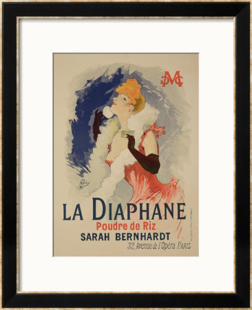 Reproduction Of A Poster Advertising La Diaphane by Jules Chéret Pricing Limited Edition Print image